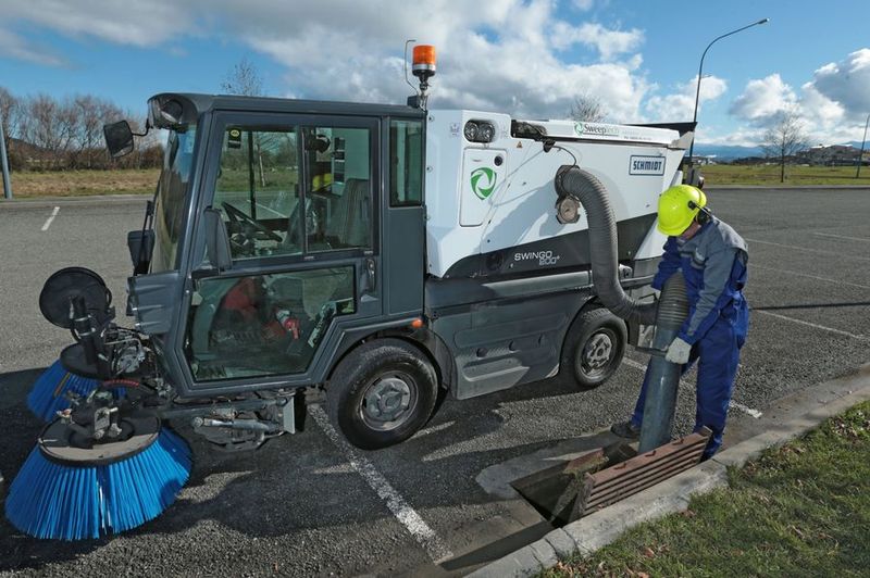 Industrial Yard Sweeper